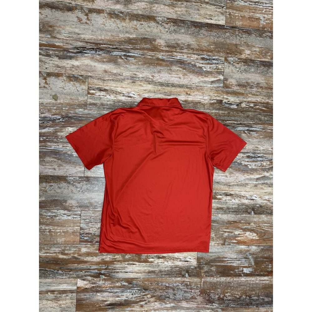 Mens Grateful Dead X Section 119 Red Polo Shirt Size Large Stretch Logo - Picture 5 of 7